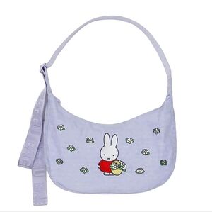 *NWT* BAGGU X MIFFY Daisy Miffy Medium Nylon Crescent Bag
